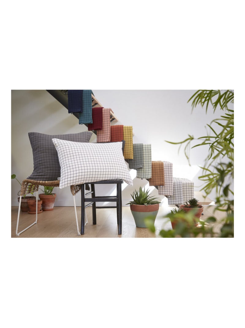 Taie d'oreiller - L'effet papillon - 100% gaze de coton 125 gr/m² Rose clair - Kiabi