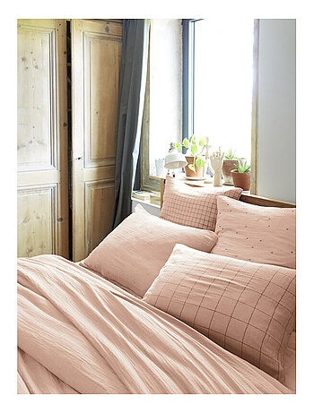 Taie d'oreiller - L'effet papillon - 100% gaze de coton 125 gr/m²