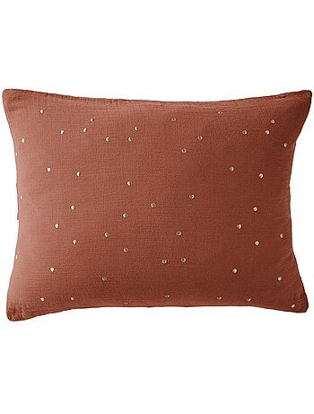 Taie d'oreiller - L'effet papillon - 100% gaze de coton 125 gr/m²