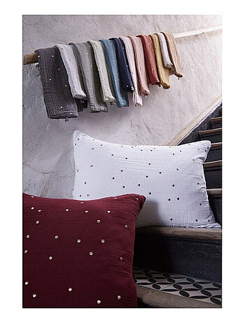 Taie d'oreiller - L'effet papillon - 100% gaze de coton 125 gr/m²