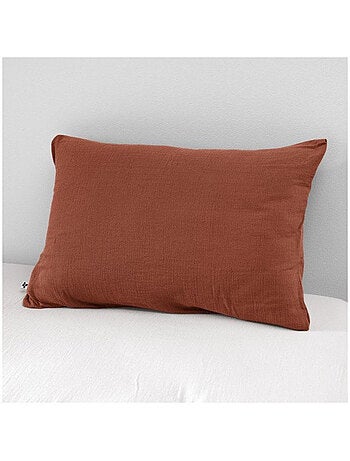 Taie d'oreiller - L'effet papillon - 100% gaze de coton 125 gr/m²