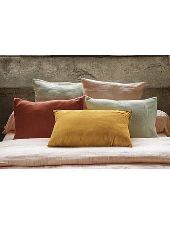 Taie d'oreiller - L'effet papillon - 100% gaze de coton 125 gr/m²