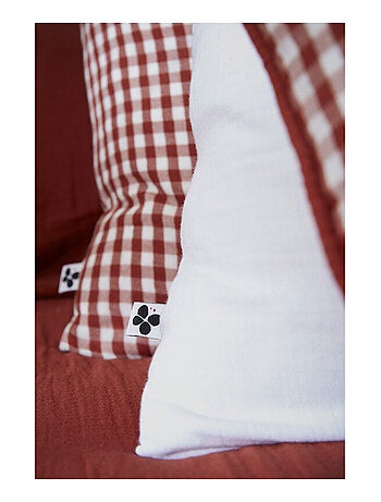 Taie d'oreiller - L'effet papillon - 100% gaze de coton 125 gr/m²