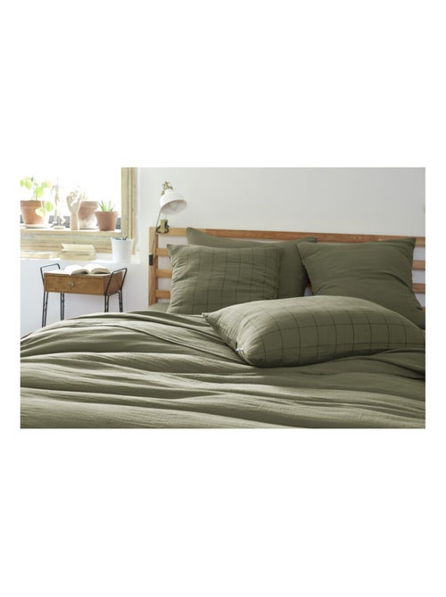 Taie d'oreiller - L'effet papillon - 100% gaze de coton 125 gr/m² - Kiabi