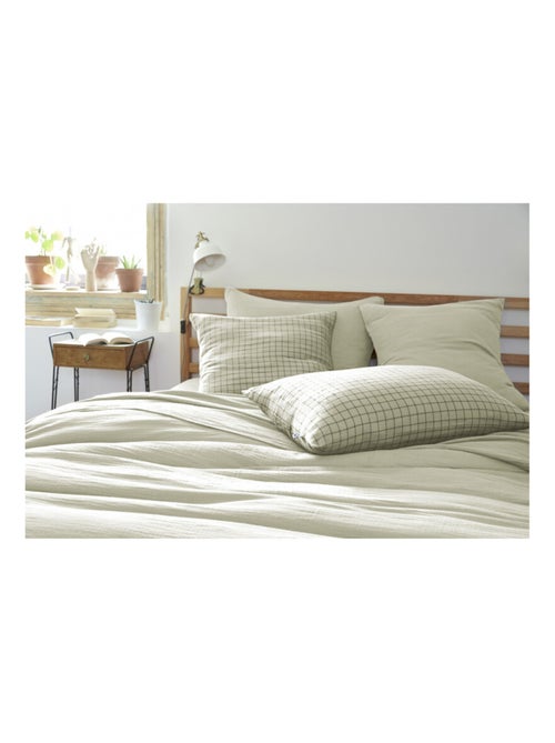 Taie d'oreiller - L'effet papillon - 100% gaze de coton 125 gr/m² - Kiabi