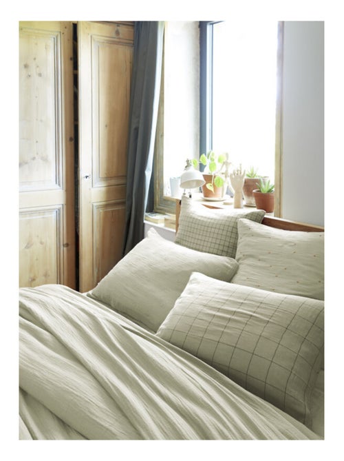 Taie d'oreiller - L'effet papillon - 100% gaze de coton 125 gr/m² - Kiabi