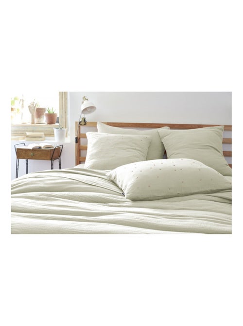 Taie d'oreiller - L'effet papillon - 100% gaze de coton 125 gr/m² - Kiabi Taie d'oreiller - L'effet papillon - 100% gaze de coton 125 gr/m² - Kiabi