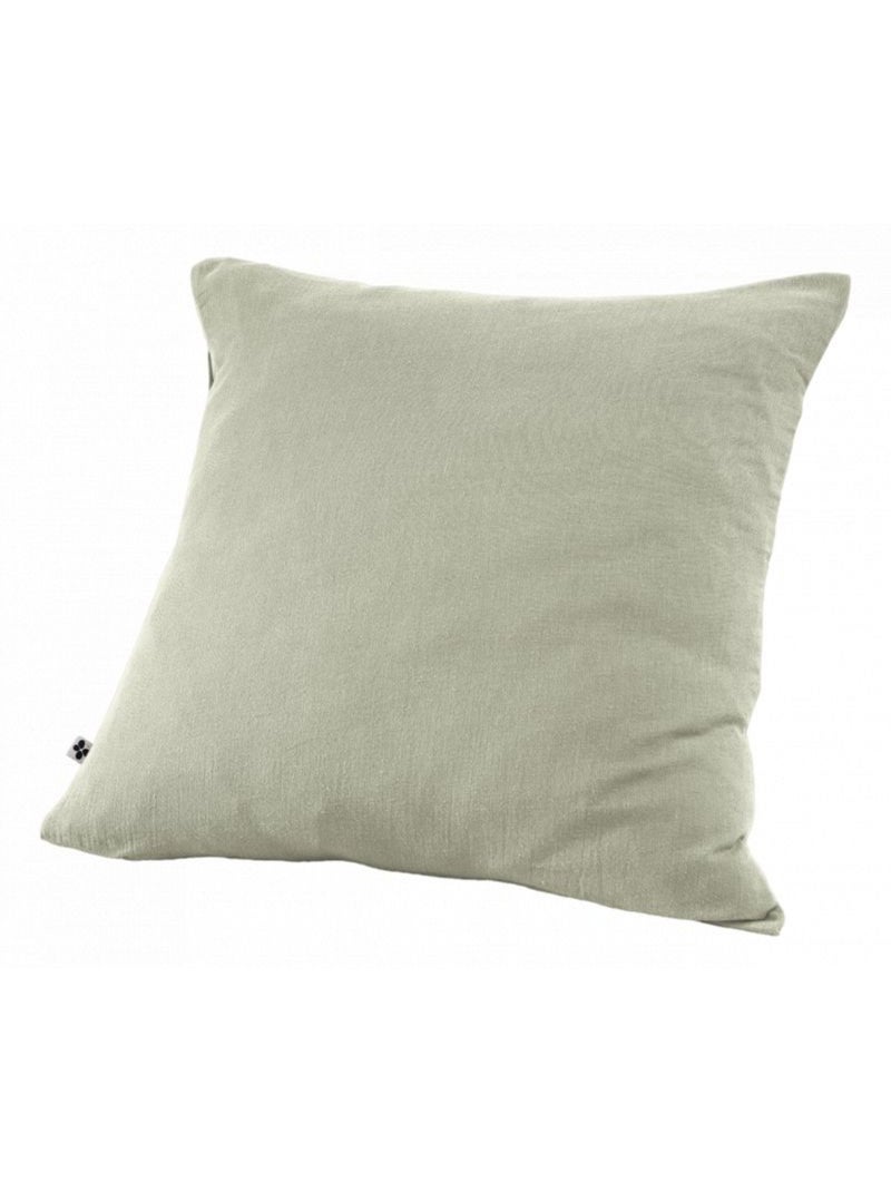 Taie d'oreiller - L'effet papillon - 100% gaze de coton 125 gr/m² Vert d'eau - Kiabi