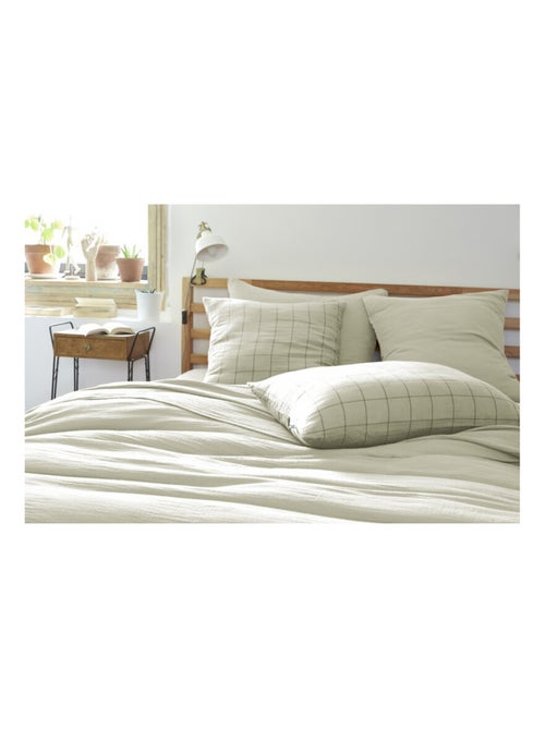 Taie d'oreiller - L'effet papillon - 100% gaze de coton 125 gr/m² - Kiabi