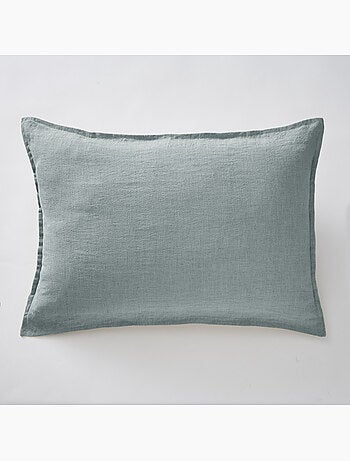 Lot de 2 taies d'oreiller "Soline" 60 x 60 cm & 50 x 70 cm "Lin lavé
