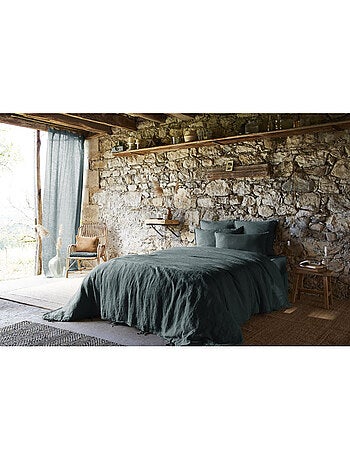 Taie d'oreiller - L'effet papillon - 100% Lin lavé