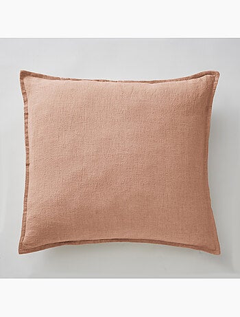 Lot de 2 taies d'oreiller "Soline" 60 x 60 cm & 50 x 70 cm "Lin lavé