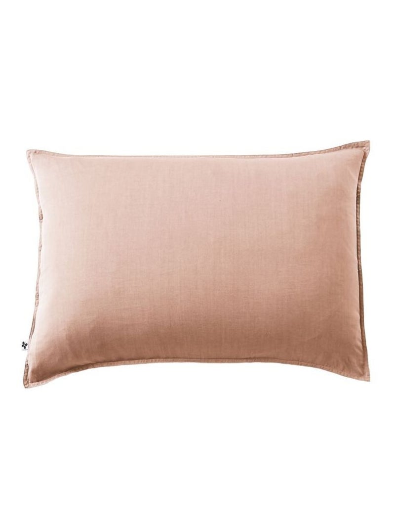 Taie d'oreiller - L'effet papillon - 100% Lyocell (Tencel lavé ) Blush - Kiabi