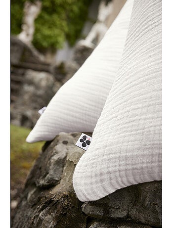Taie d'oreiller - L'effet papillon - 100% Quadruple gaze de coton 220 gr/m²