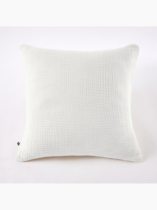 Taie d'oreiller - L'effet papillon - 100% Quadruple gaze de coton 220 gr/m² - Kiabi Taie d'oreiller - L'effet papillon - 100% Quadruple gaze de coton 220 gr/m² - Kiabi