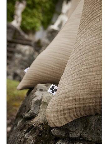Taie d'oreiller - L'effet papillon - 100% Quadruple gaze de coton 220 gr/m²