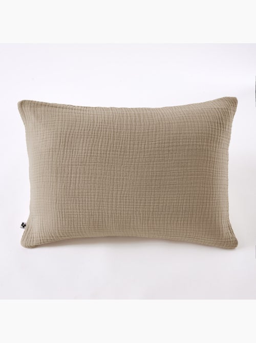 Taie d'oreiller - L'effet papillon - 100% Quadruple gaze de coton 220 gr/m² - Kiabi