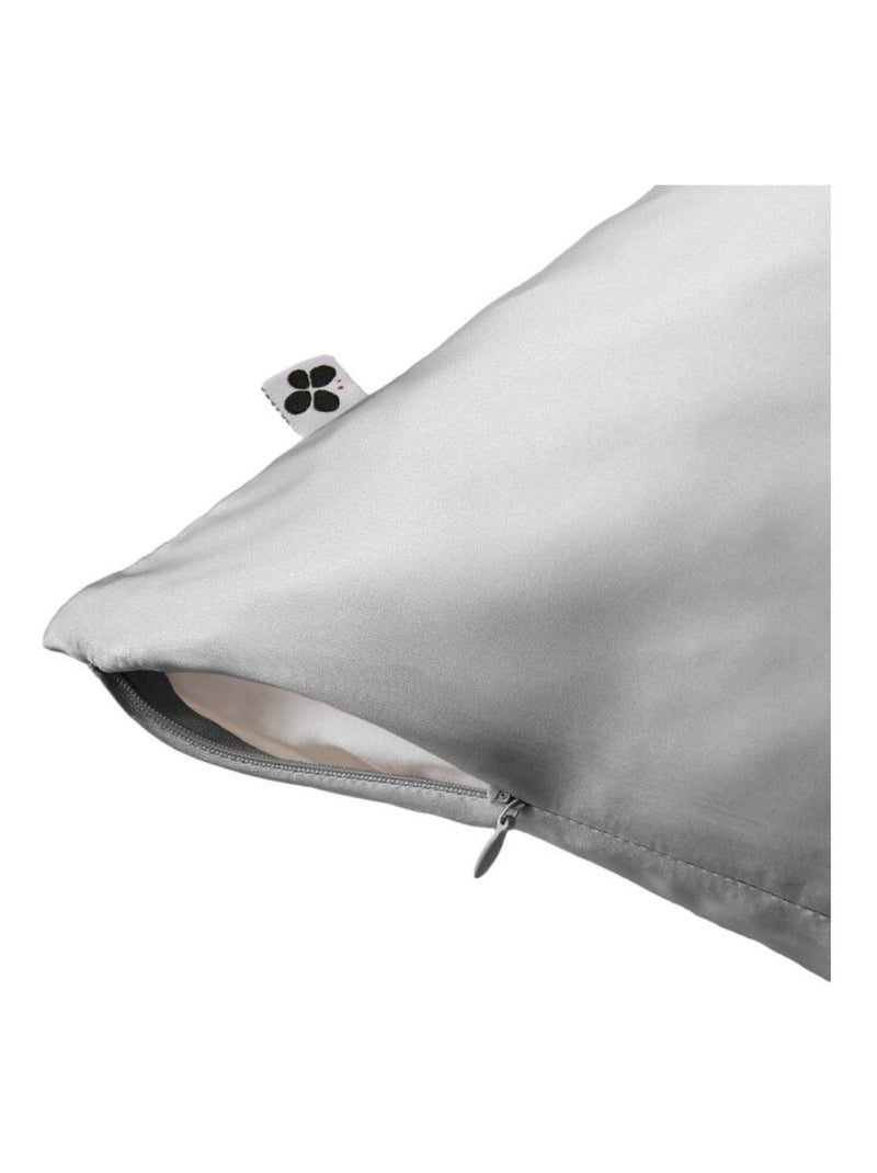 Taie d'oreiller - L'effet papillon - Coton Argent - Kiabi