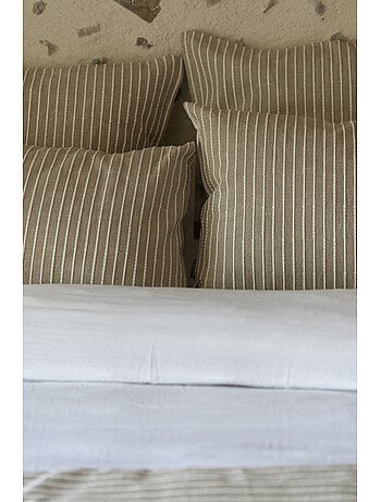 Taie d'oreiller - L'effet papillon - Face avant : 345 gr/m² - Face arrière : Percale 80 fils