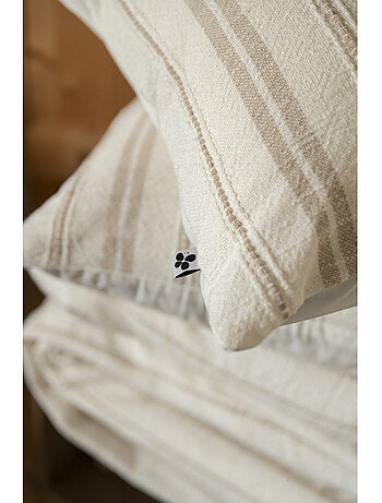 Taie d'oreiller - L'effet papillon - Face avant : 345 gr/m² - Face arrière : Percale 80 fils