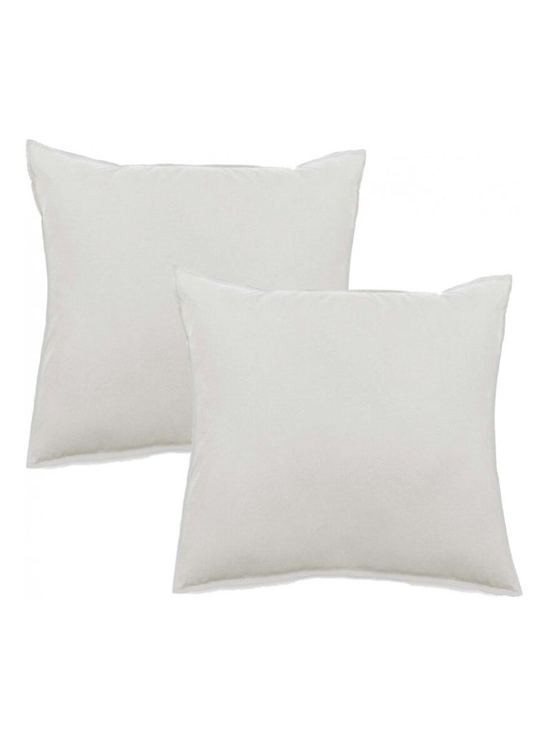 Taie d'oreiller - Vent du Sud - 100 % coton lavé 63 fils/cm² Beige coquille - Kiabi