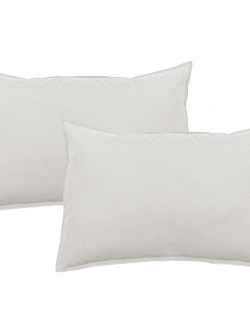 Taie d'oreiller - Vent du Sud - 100 % coton lavé 63 fils/cm² Blanc nacré - Kiabi