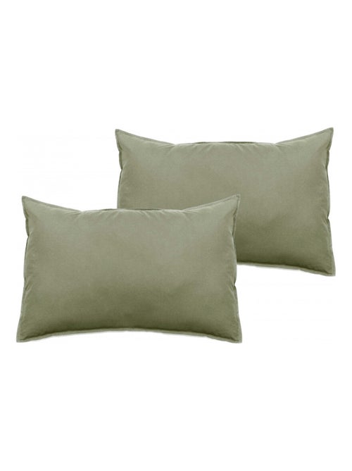 Taie d'oreiller - Vent du Sud - 100 % coton lavé 63 fils/cm² - Kiabi