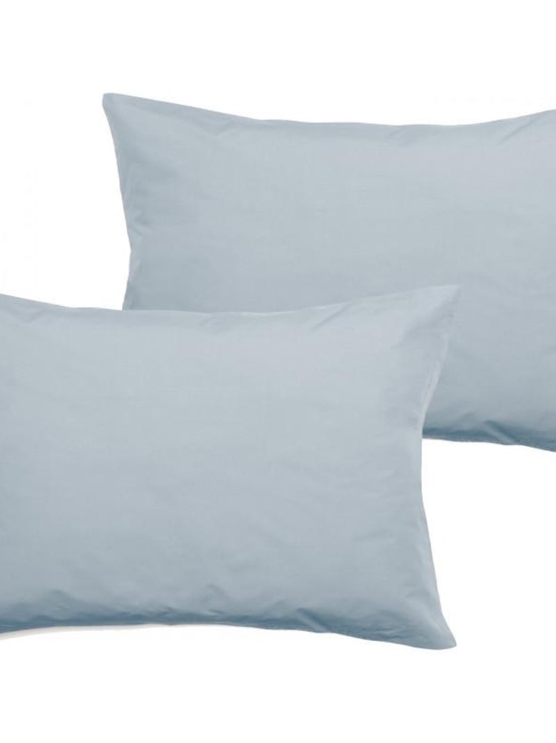 Taie d'oreiller - Vent du Sud - 100% Percale de coton peigné Blanc - Kiabi
