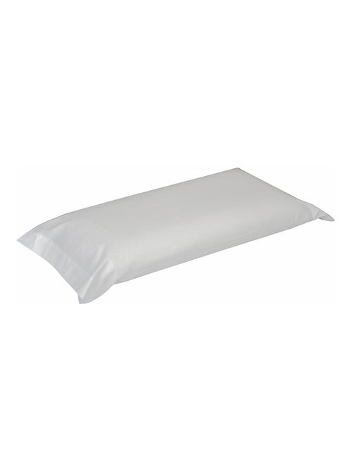 Taie d'oreiller 100 % coton 140 fils respirante Blanc - Kiabi