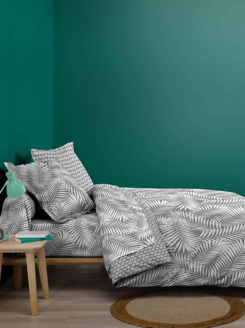 Taie d'oreiller 100% coton BONA Gris - Kiabi