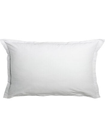 Taie d'oreiller 100 % coton essentiel