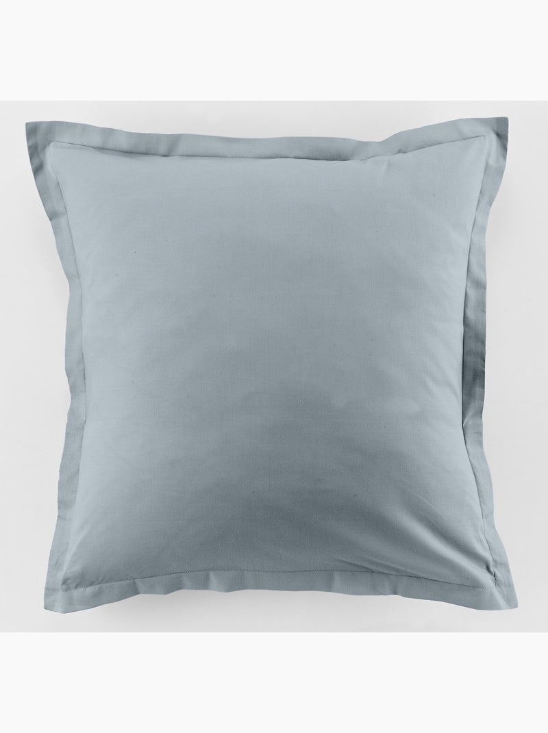 Taie d'oreiller 100 % coton essentiel Bleu - Kiabi