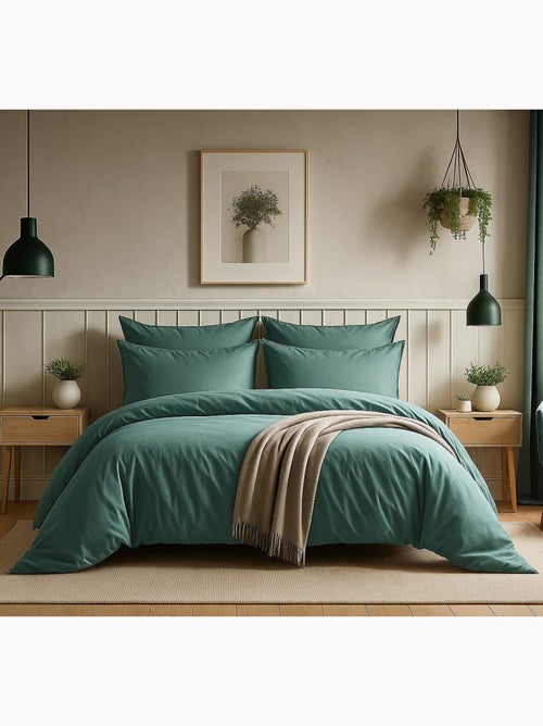 Taie d'oreiller 100 % coton essentiel - Kiabi