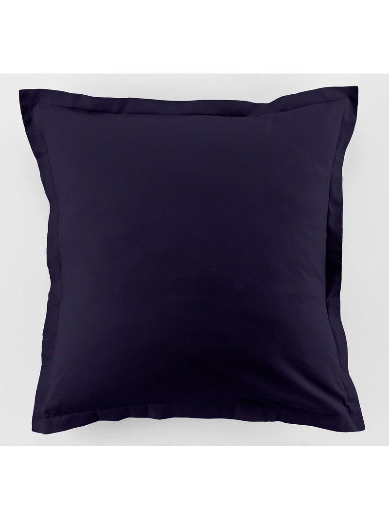 Taie d'oreiller 100 % coton essentiel Bleu impérial - Kiabi