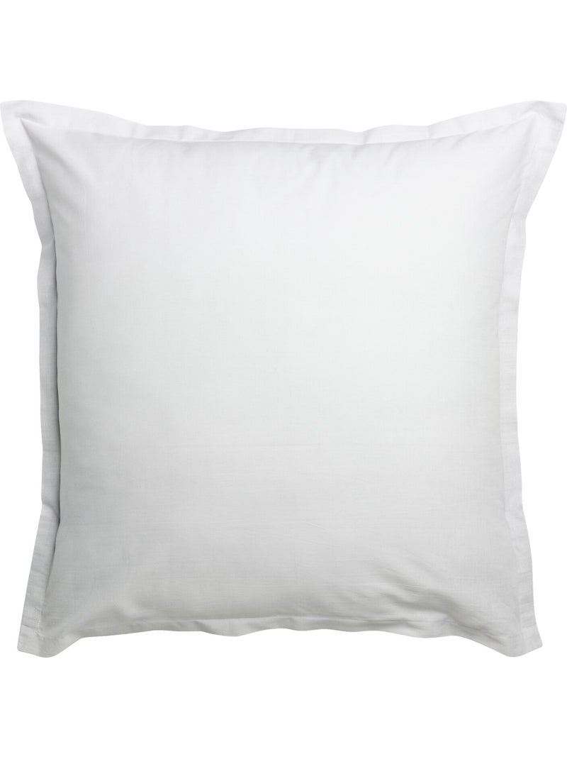 Taie d'oreiller 100 % coton essentiel Bleu impérial - Kiabi