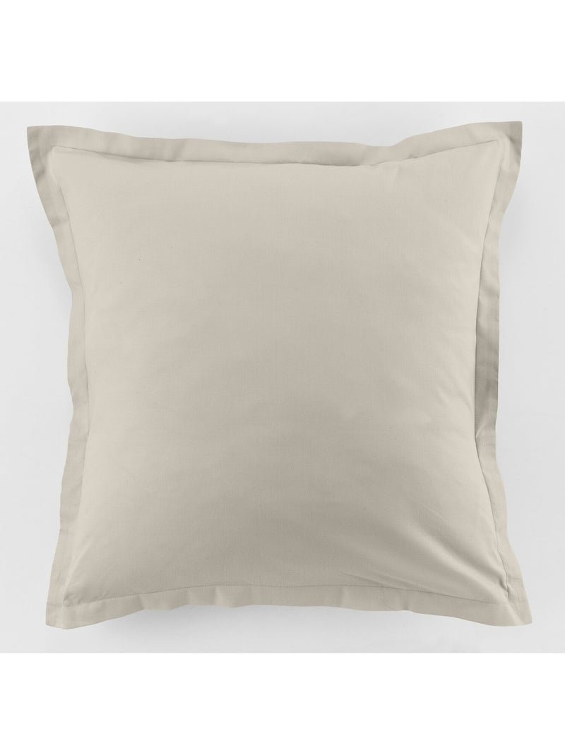 Taie d'oreiller 100 % coton essentiel Ivoire - Kiabi