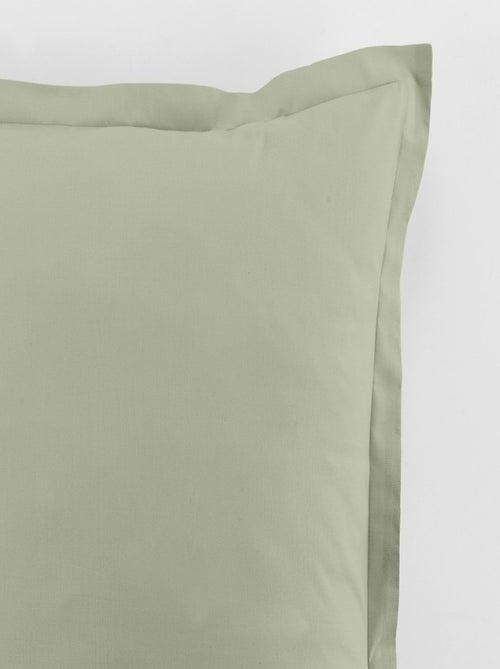 Taie d'oreiller 100 % coton essentiel - Kiabi
