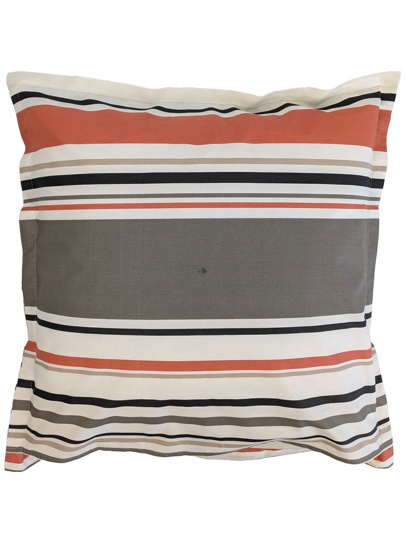 Taie d'oreiller 100% coton HUGO Orange corail - Kiabi
