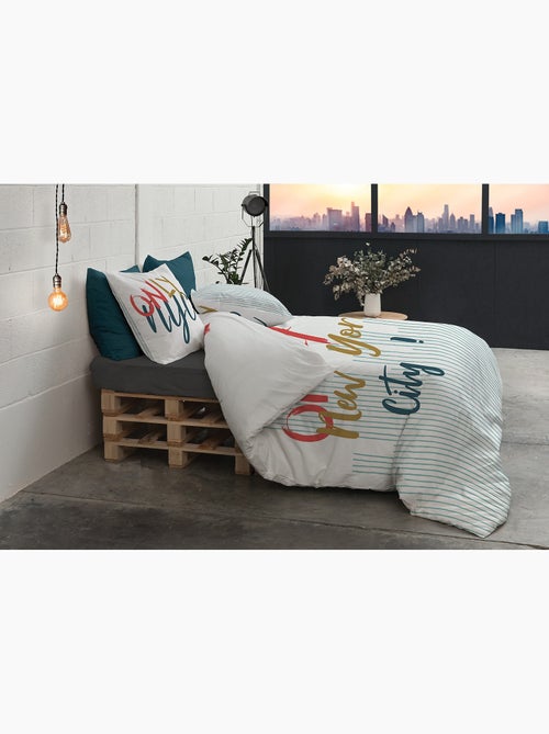 Taie d'oreiller 100 % coton meno - Kiabi