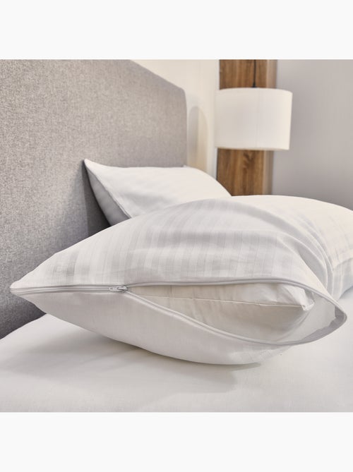 Taie d'Oreiller 100% Coton Respirant - Kiabi