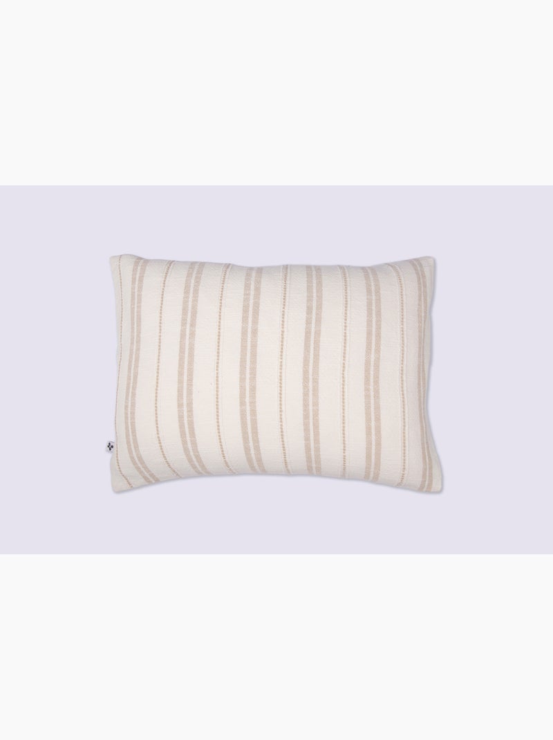Taie d’oreiller 100% coton texturé tom Beige naturel - Kiabi