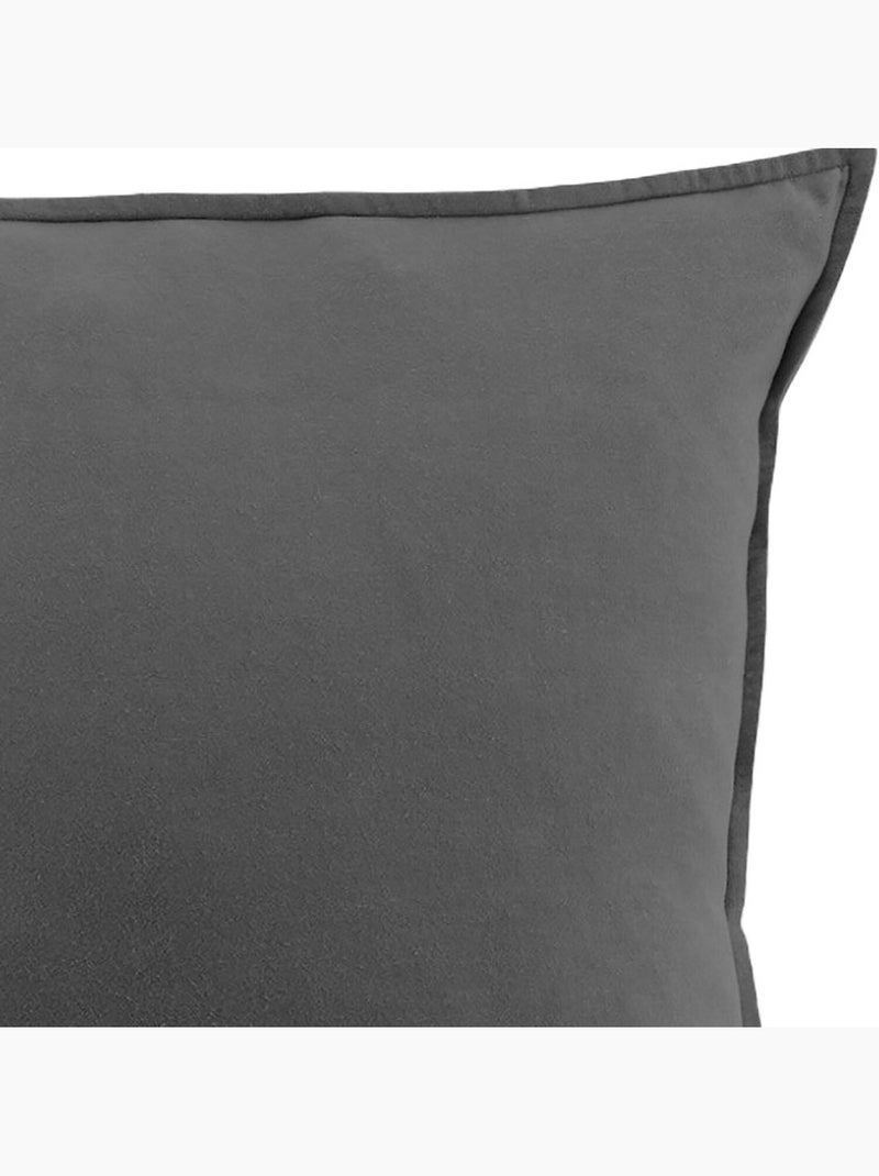 Taie d'oreiller 100 % flanelle de coton ozen Blanc - Kiabi
