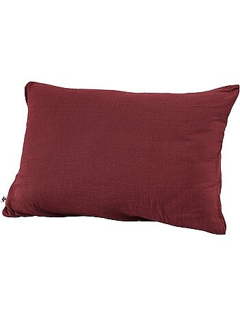 Taie d'oreiller 100 % gaze de coton ozen