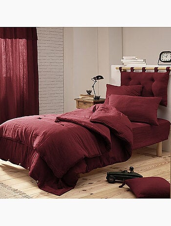 Taie d'oreiller 100 % gaze de coton ozen