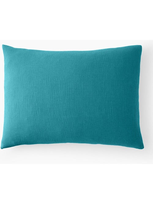 Taie d'oreiller 100 % gaze de coton pur - Kiabi Taie d'oreiller 100 % gaze de coton pur - Kiabi