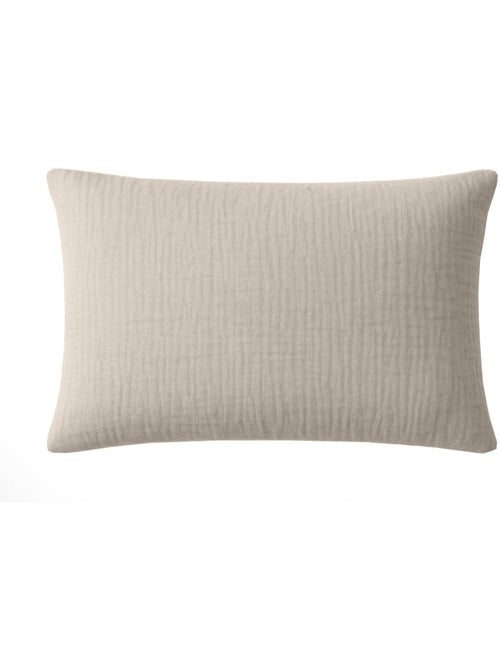 Taie d'oreiller 100 % gaze de coton pur - Kiabi
