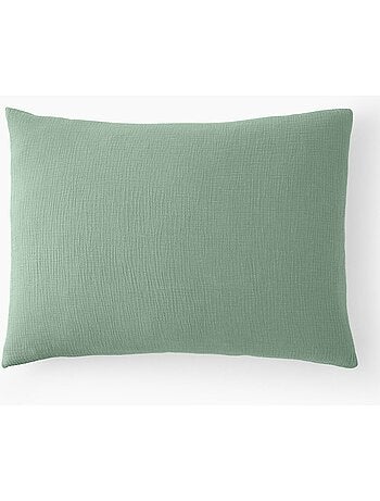 Taie d'oreiller 100 % gaze de coton pur