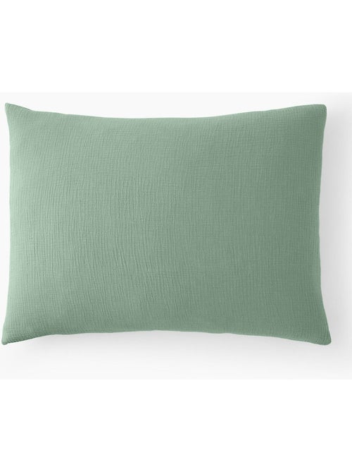 Taie d'oreiller 100 % gaze de coton pur - Kiabi Taie d'oreiller 100 % gaze de coton pur - Kiabi