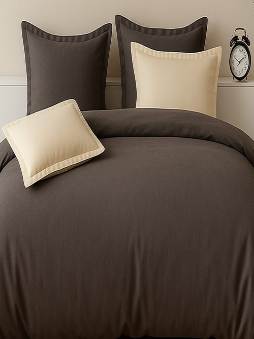 Taie d'oreiller 100 % percale de coton elegance - Kiabi