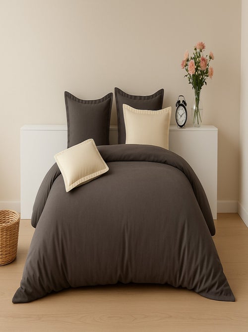 Taie d'oreiller 100 % percale de coton elegance - Kiabi